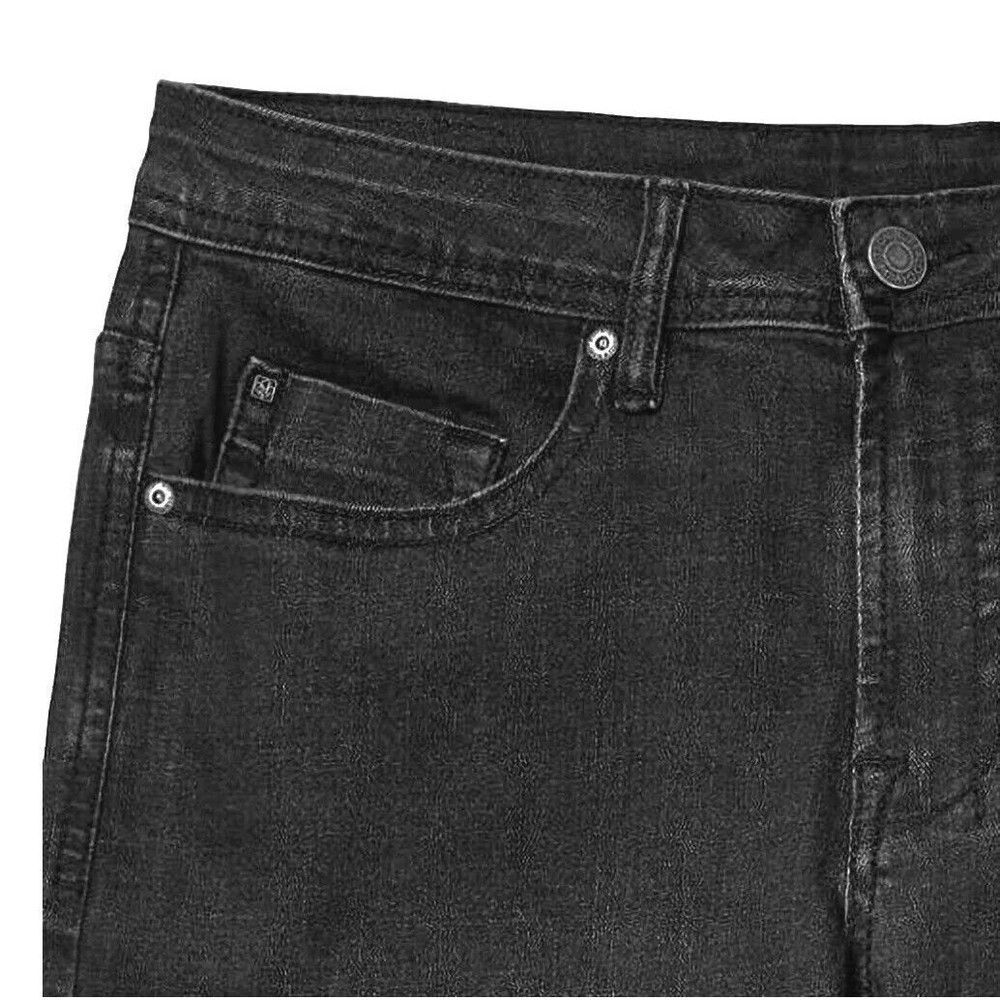 Buffalo David Bitton Men's 38x30 Straight Stretch Jackson 5-pocket Jeans Black - Picture 4 of 12